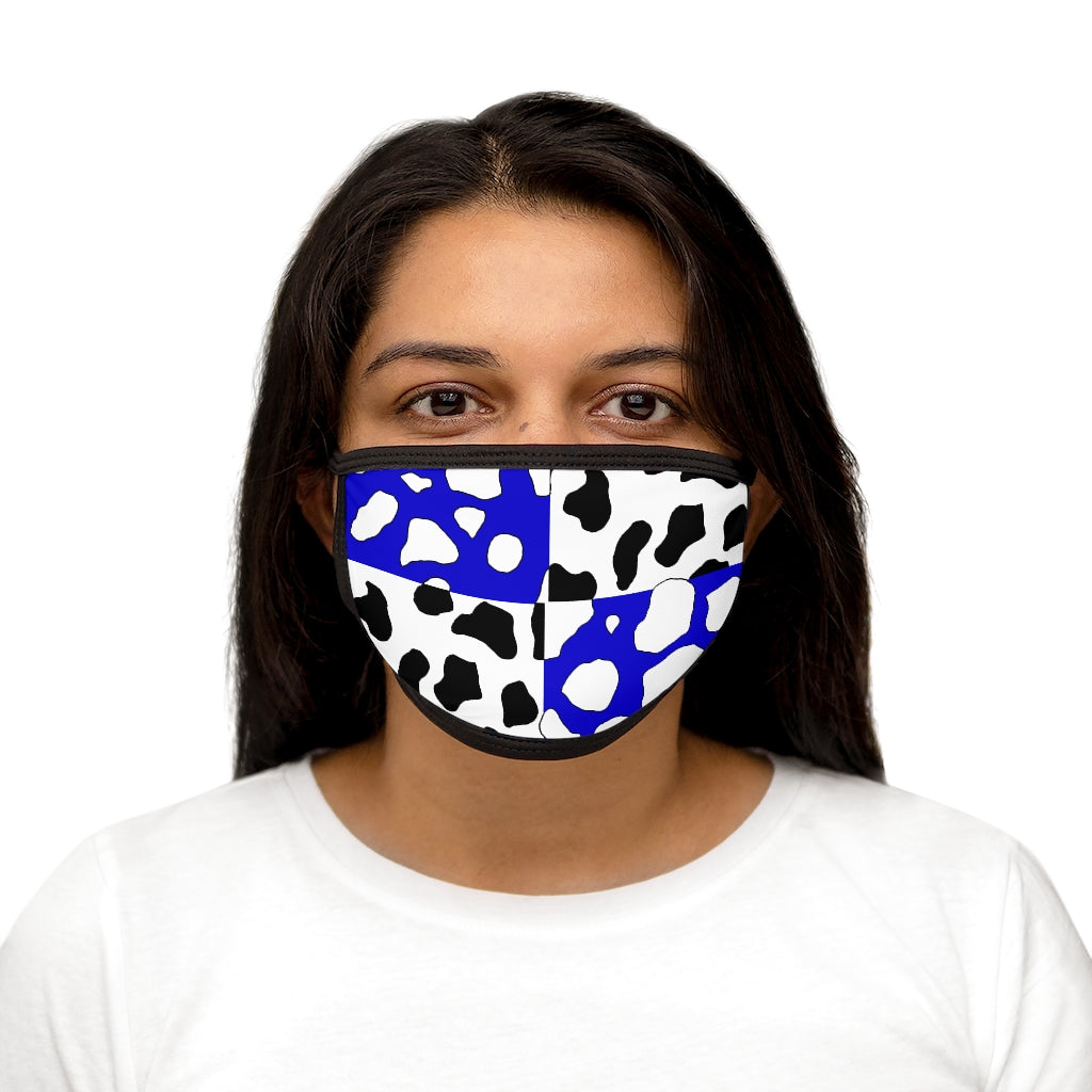 e-boy Blue Cowboi Mixed-Fabric Face Mask