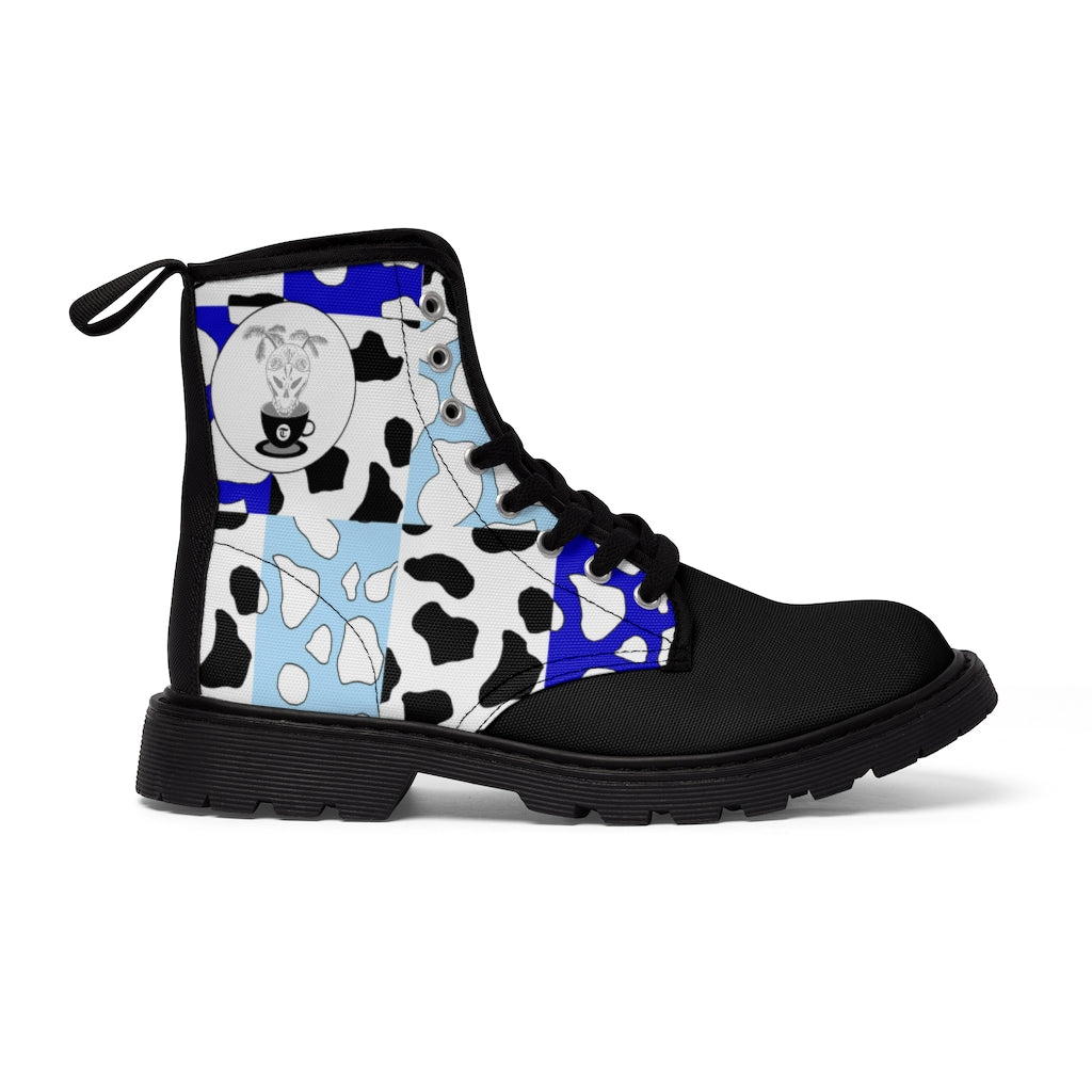 Cowboi Blue Small Sized Canvas Boots