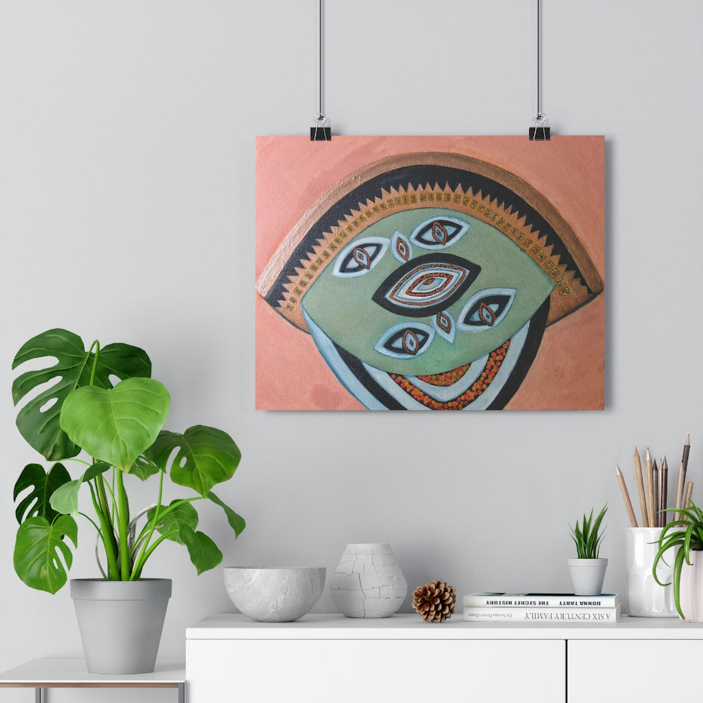 "The Eyes In Seven Windows" Giclée Art Print