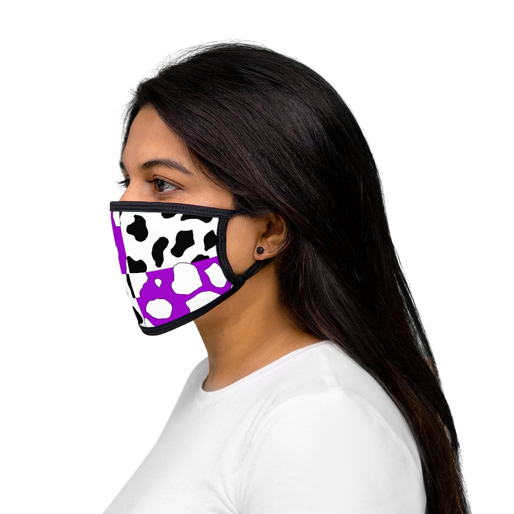 e-boy Purple Cowboi  Mixed-Fabric Face Mask