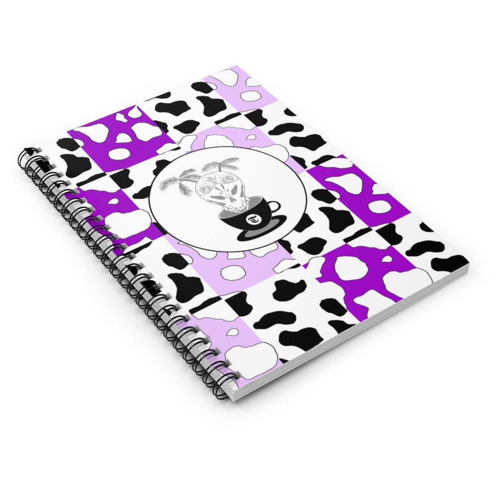 Cowboi Purple Spiral Notebook - Ruled Line