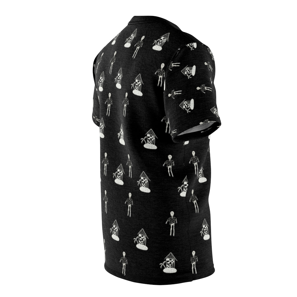 hawaiian skeleton Tee