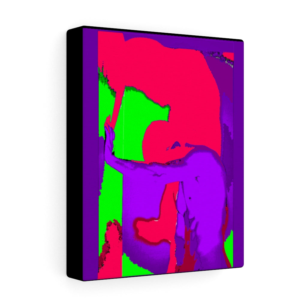 The Monster Above Me Stretched Canvas