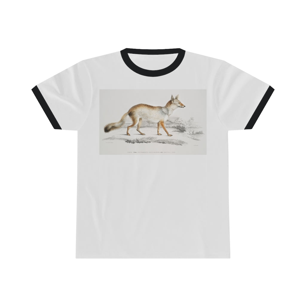 fox zoology Unisex Ringer Tee