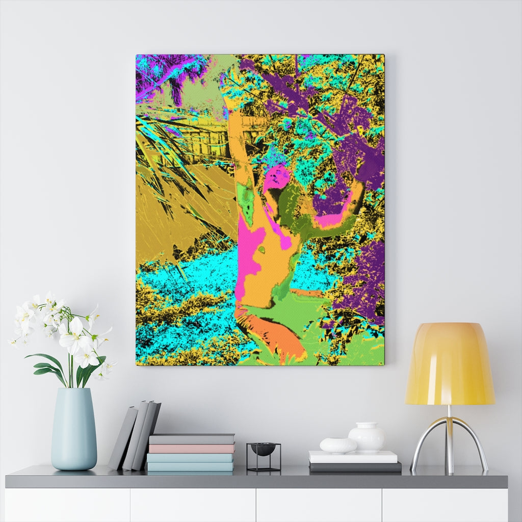 The Palm Fairy Stretched Canvas