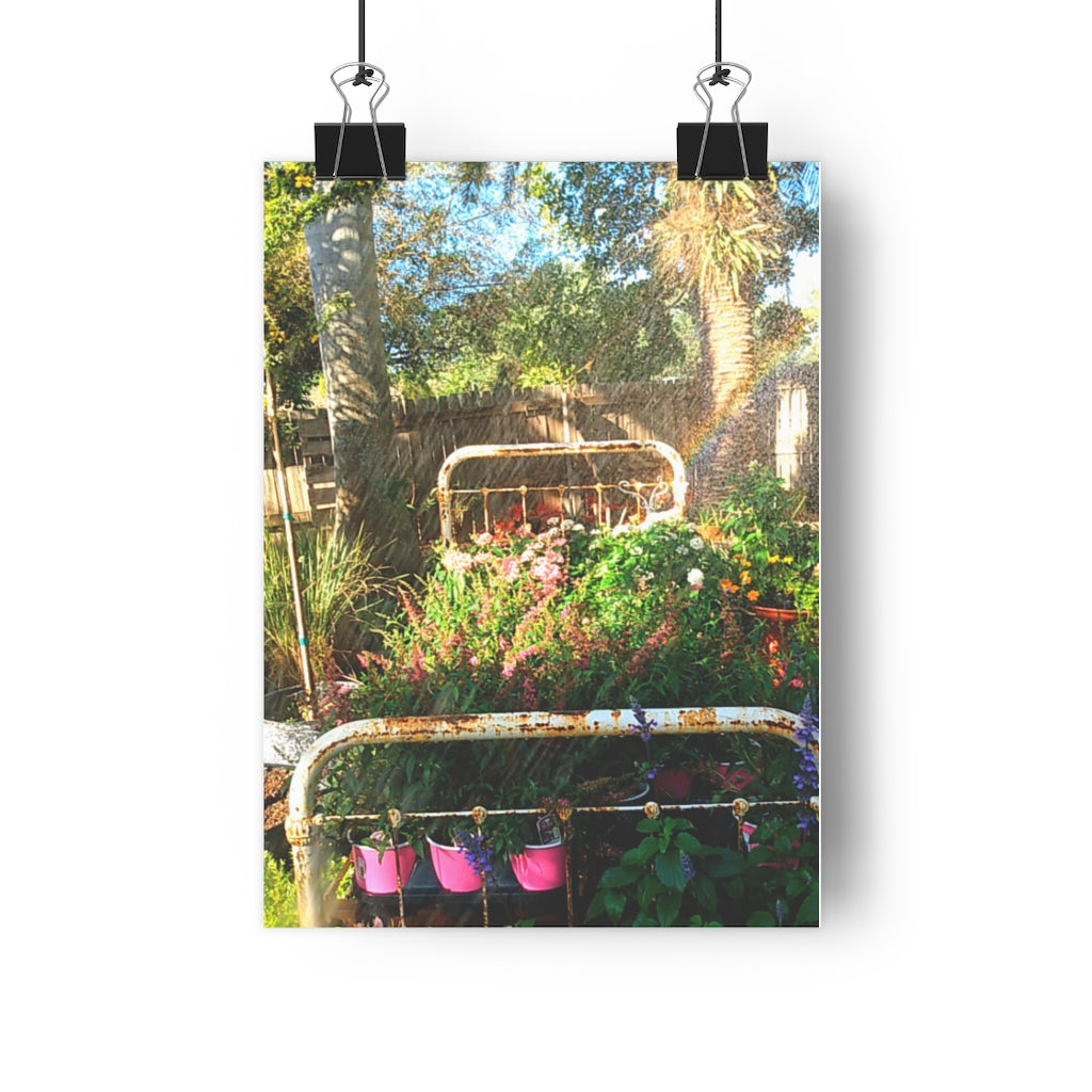 "Rainbow Over Garden Bed" Giclée Art Print