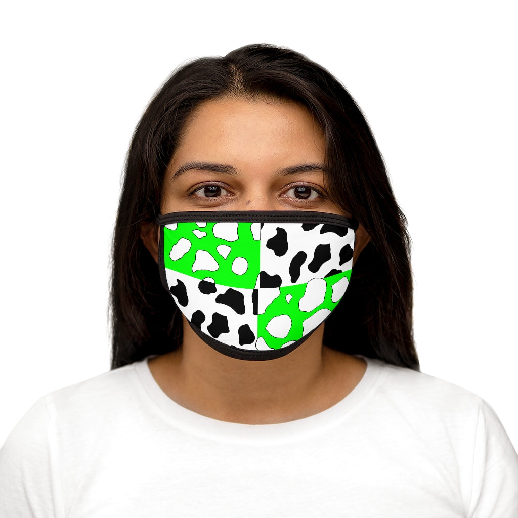 e-boi Green Cowboi Mixed-Fabric Face Mask