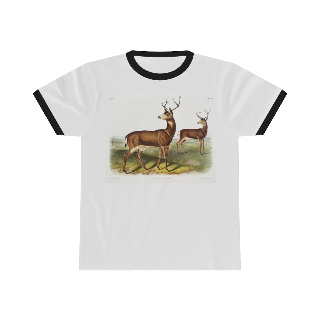 buck zoology Unisex Ringer Tee