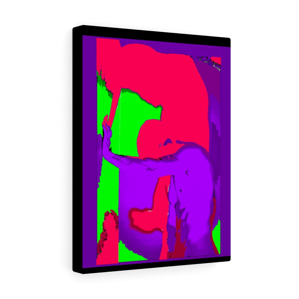 The Monster Above Me Stretched Canvas