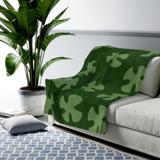 reggies camo Velveteen Plush Blanket