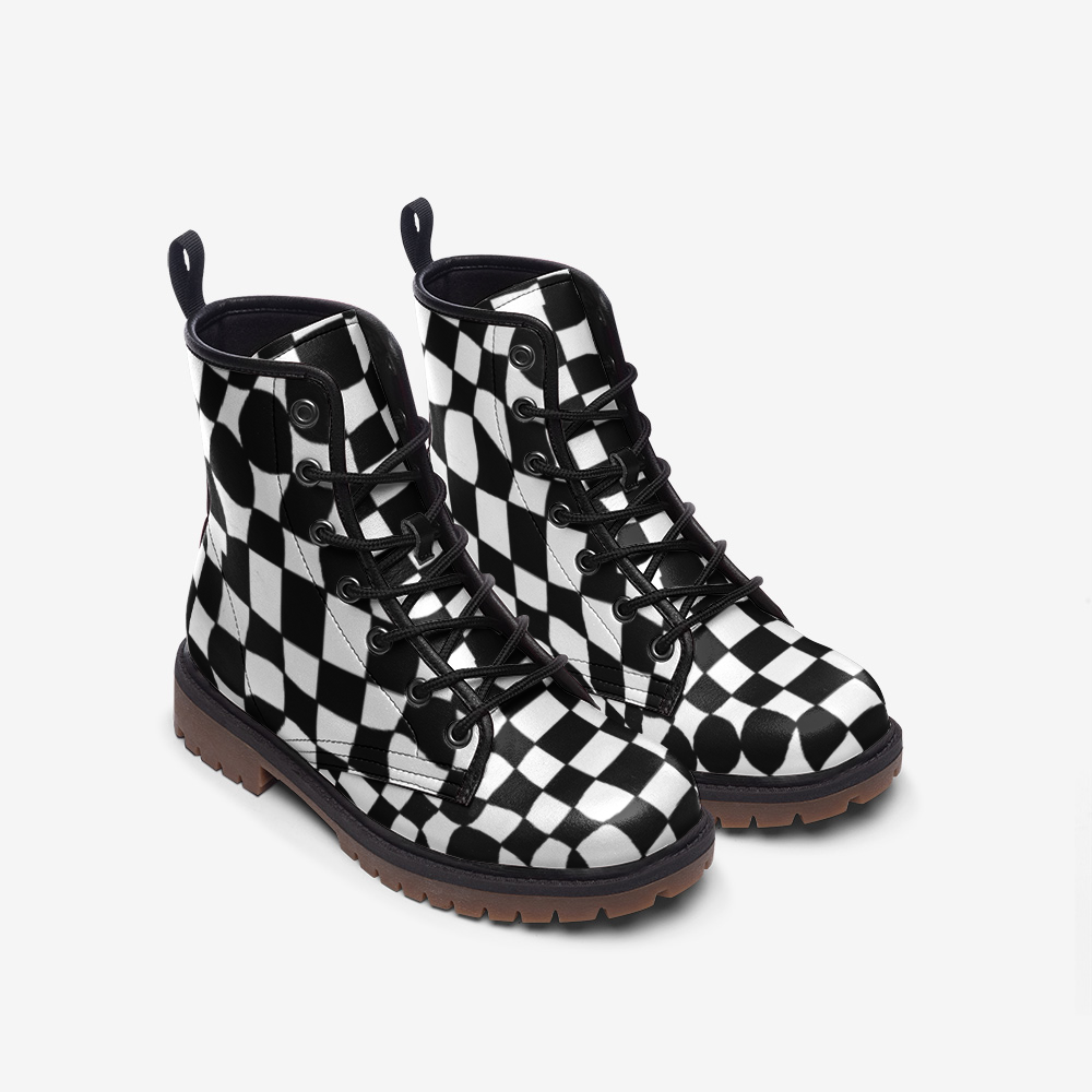Wonkey Checkers Leather Lightweight boots MT