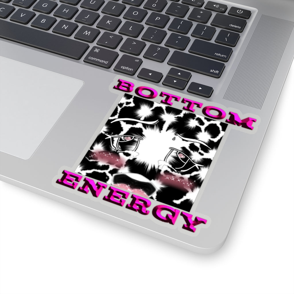 Bottom Energy Anime Face Kiss-Cut Stickers