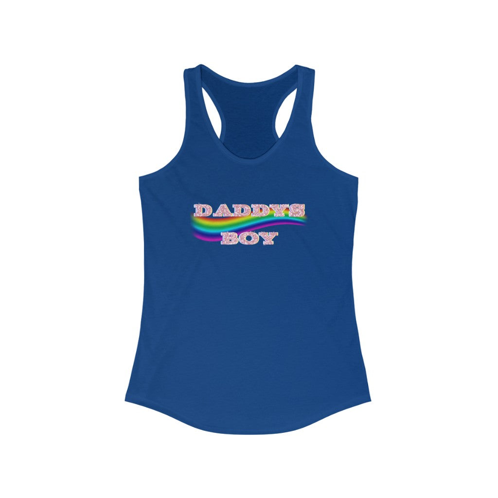 Daddys Boy Racerback Tank