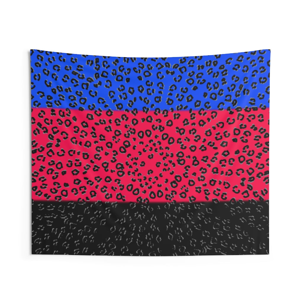 Polyamoury Flag Cheetah Wall Tapestries