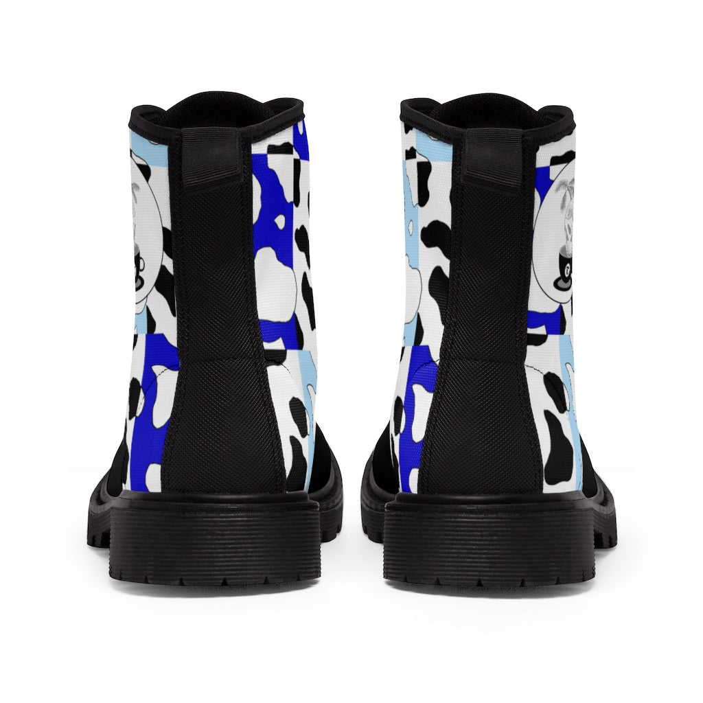 Cowboi Blue Small Sized Canvas Boots