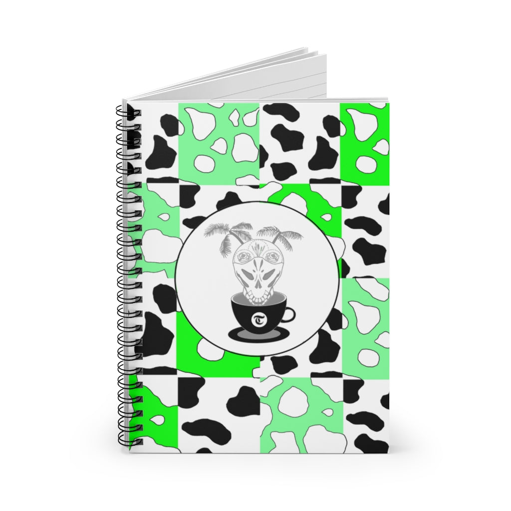 Cowboi Green Spiral Notebook - Ruled Line