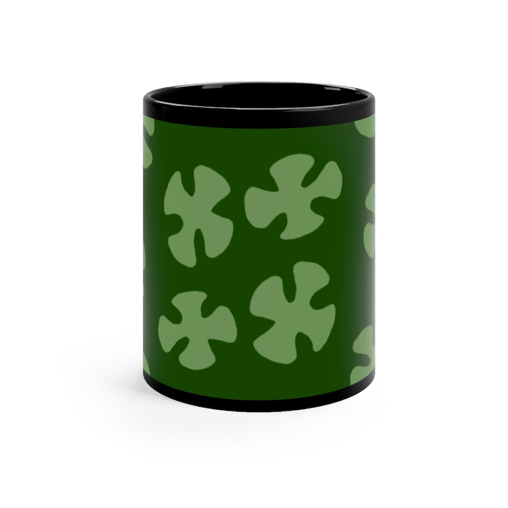 Green Beach Camo mug 11oz