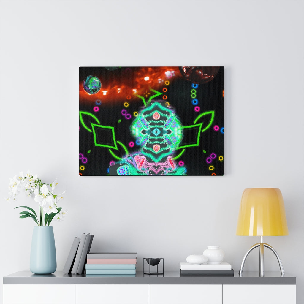 Space Child Stretched Canvas