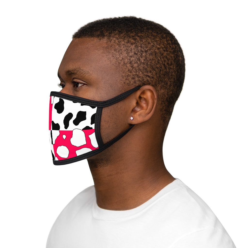 e-boy Pink Cowboi Mixed-Fabric Face Mask