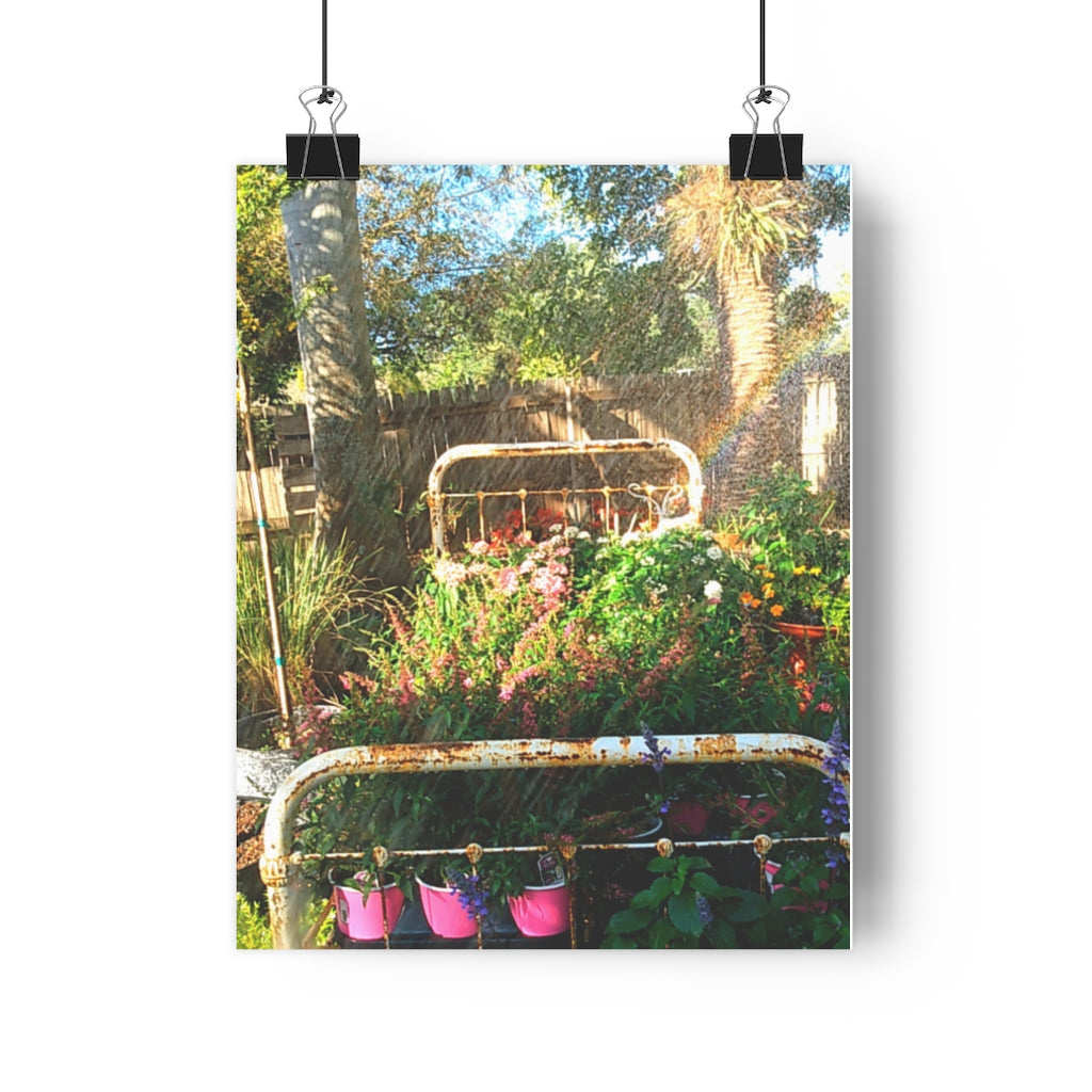 "Rainbow Over Garden Bed" Giclée Art Print