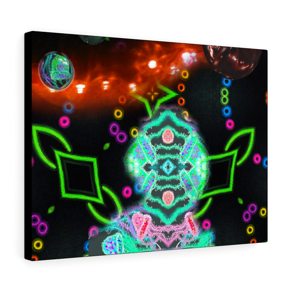 Space Child Stretched Canvas