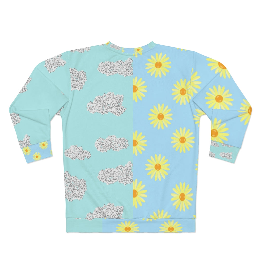 skyblue pattern block Unisex Sweatshirt