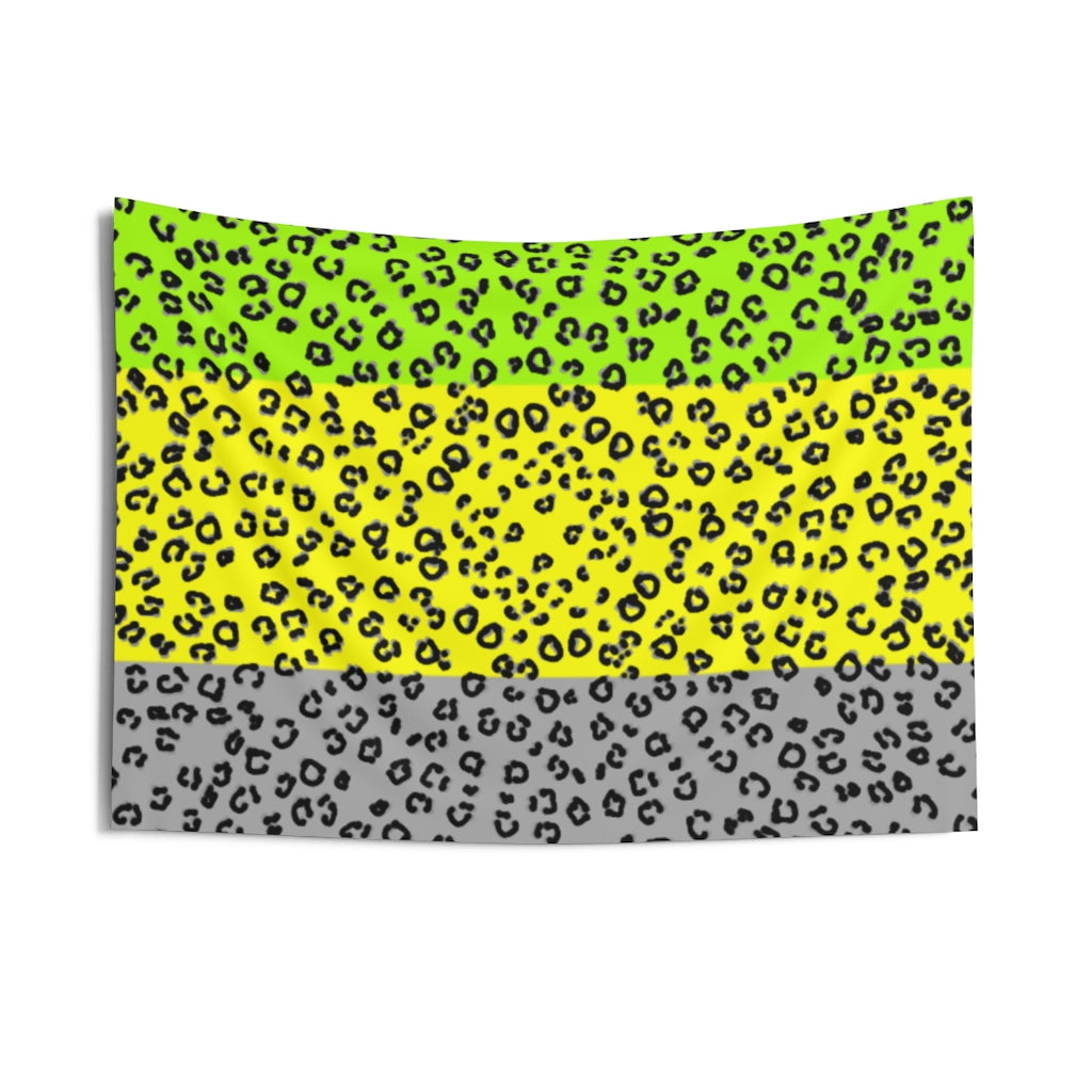 Lithromantic Flag Cheetah Wall Tapestries