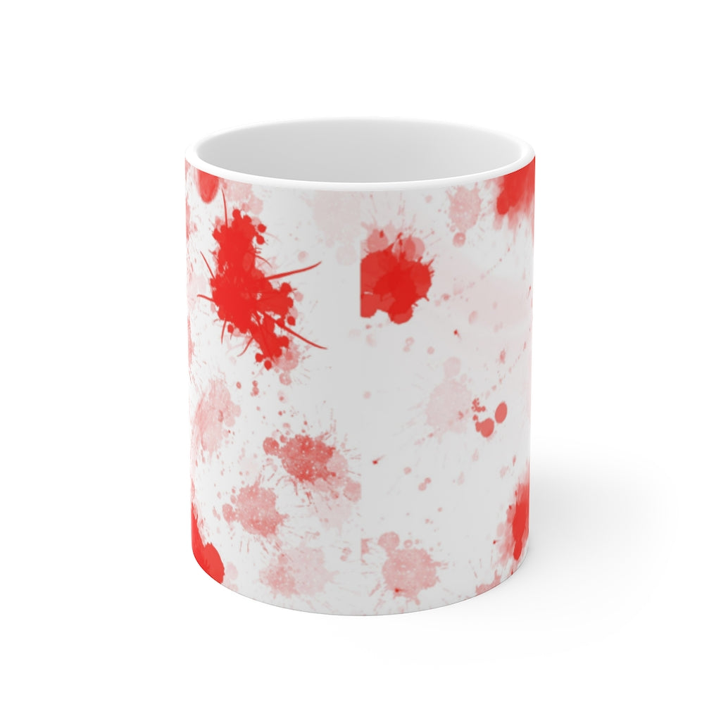 blood spatter Mug 11oz
