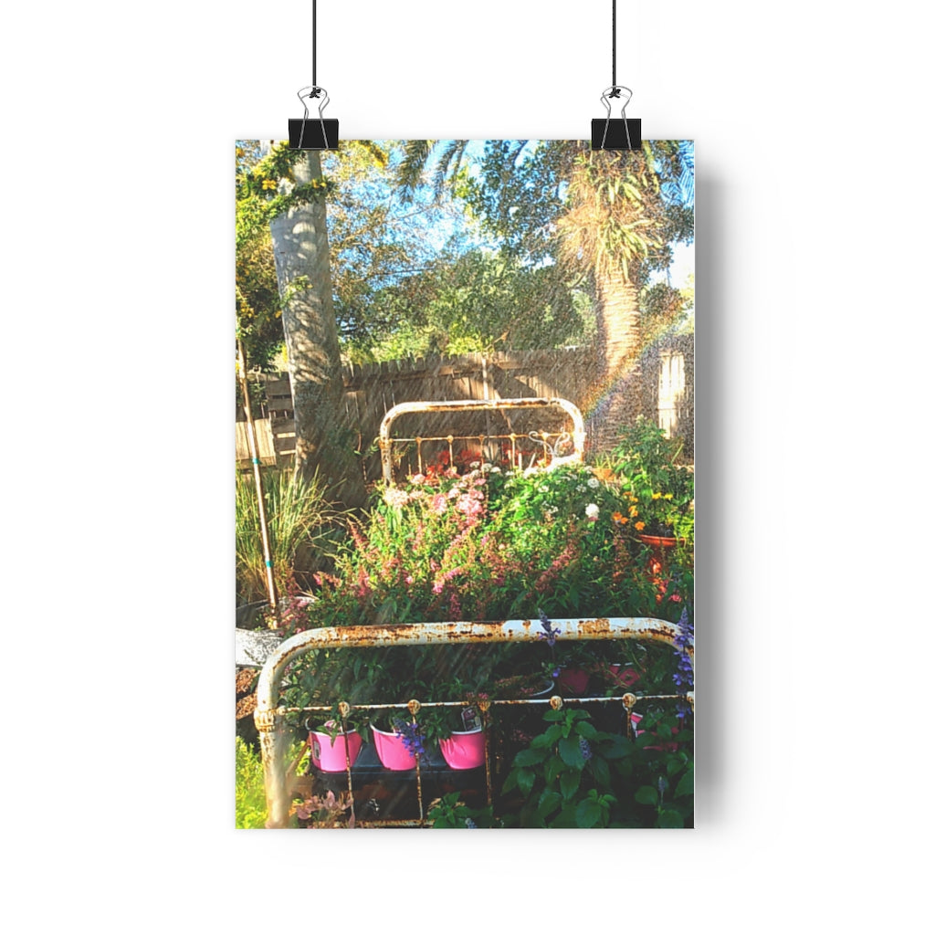 "Rainbow Over Garden Bed" Giclée Art Print