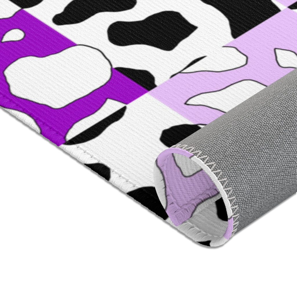 Cowboi Purple Area Rugs