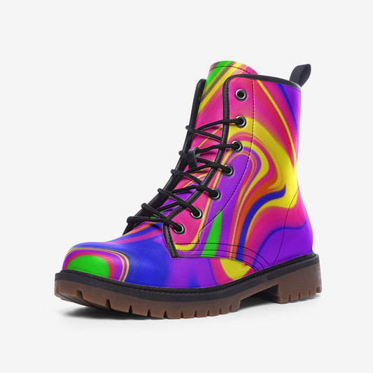 Neon Slick Leather Lightweight boots MT