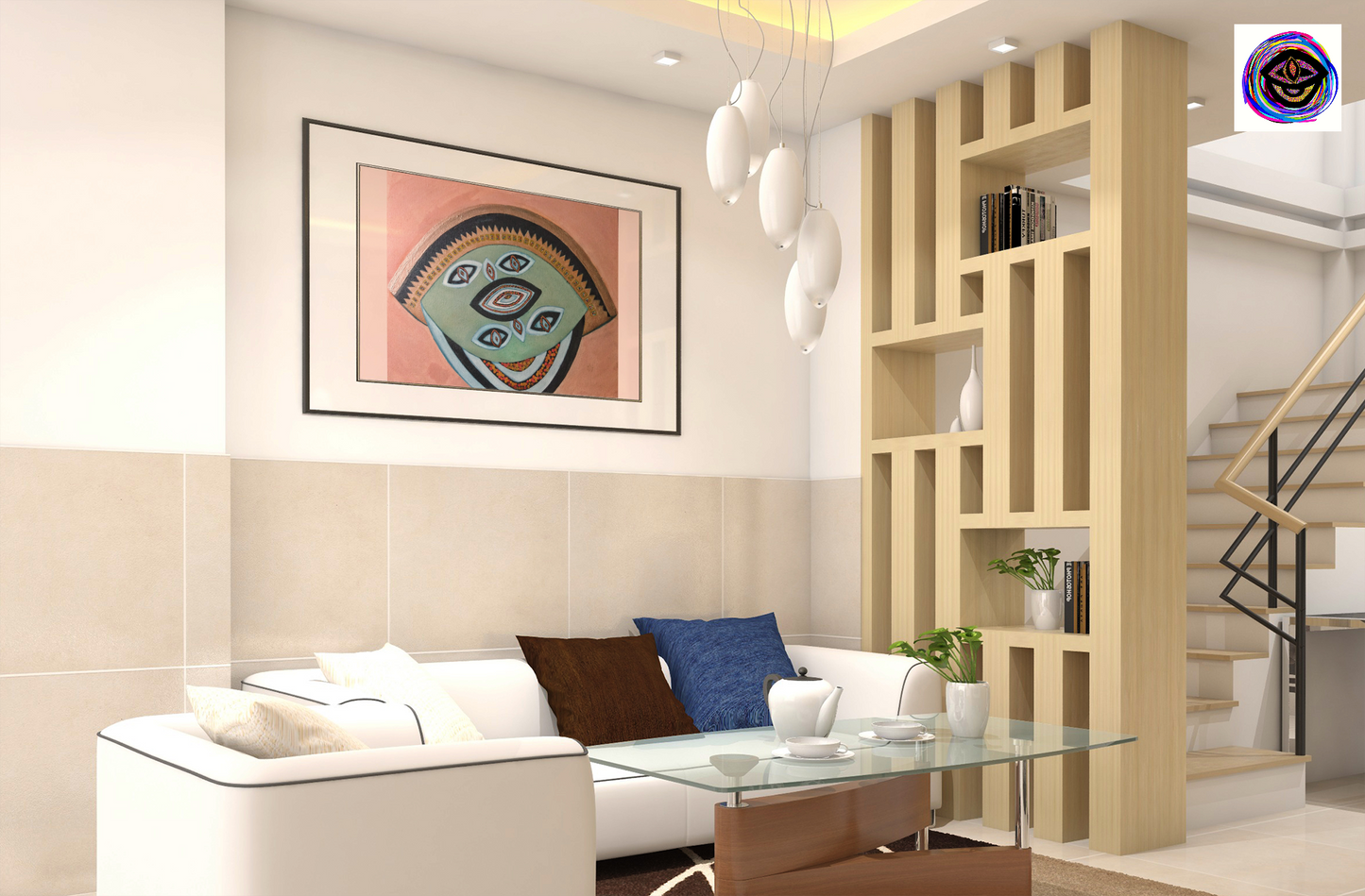 "The eyes in Seven Windows" Canvas Gallery Wraps