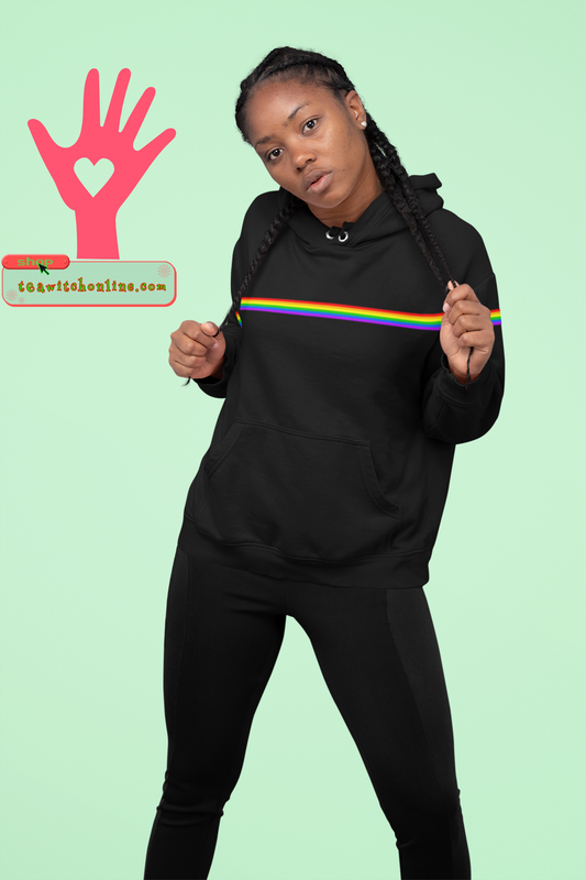 DL Gay Flag Stripe Core Hoodie